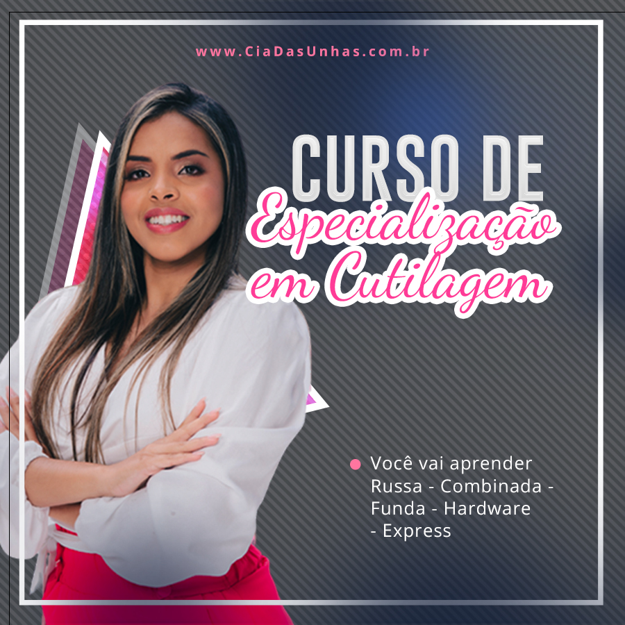 Especialização Em Cutilagem Mais Esmaltação 5 Em 1