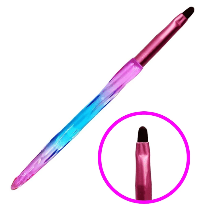 Pincel Língua de Gato - Cabo Tie Dye - Helen Color